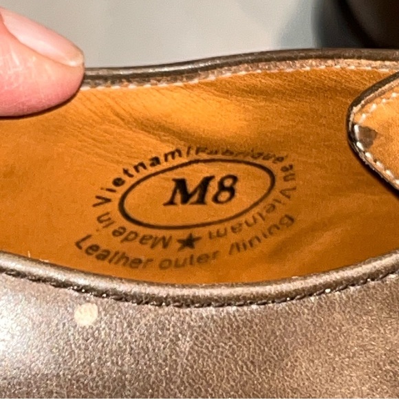 Men’s John Fluevog Brown Leather Derby Dress Shoes main image 9